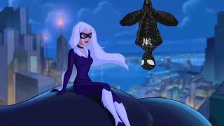 Spiderman Black Cat  Kiss Scene 4K  Spectacular SpiderMan [upl. by Myrah]