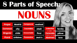 11 Types of Nouns with Examples  Parts of Speech in English Grammar [upl. by Azpurua]