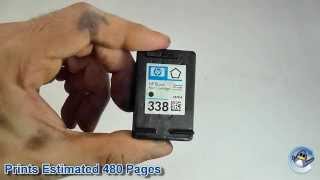 Inside HP 338 Black Ink Cartridge C8765EE [upl. by Cuyler]