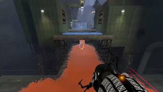 Portal 2 Gelocity Time Trial  Track 3 in 11500 [upl. by Toinette]