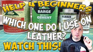 What CementGlue do I use on Leather [upl. by Nosemyaj932]