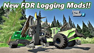 New 2022 FDR Logging Mods  Farming Simulator 22 [upl. by Yessac]