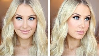 Glam Glitter amp Glowing Skin Tutorial [upl. by Kimmel523]