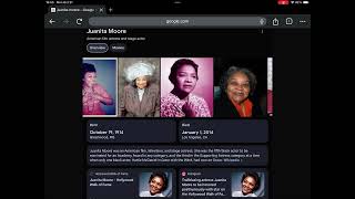 11th New Year’s Day Anniversary of Juanita Moore’s Death [upl. by Ecirtaed]