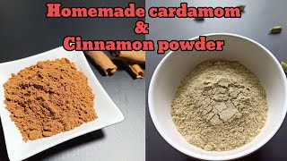 Homemade cardamom amp cinnamon powder [upl. by Damien605]