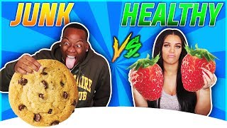 HEALTHY VS JUNK FOOD CHALLENGE [upl. by Anir395]