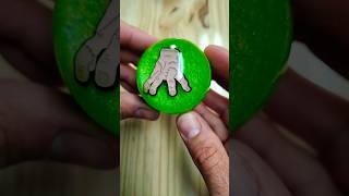 quotthingquot shift knob adamsfamily thing resin satisfying diy hand handmade hotrod green [upl. by Harwin888]