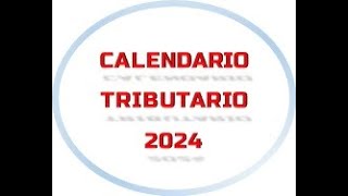 Mi Calendario Tributario 2024 [upl. by Andrea]