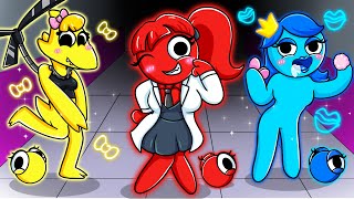 RAINBOW FRIENDS Pero Son CHICAS  Rainbow Friends 2 Animación [upl. by Vernor]