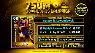 eFootball 2024 SERVER ON Regali ed Eventi a Valanga per Campagna 750 Milioni di Download e Inter [upl. by Kristie]