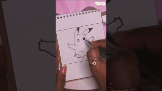 pikachu is enjoying himself  draw pikachu easy  pikachu easy drawing  pokemon song [upl. by Bowman923]