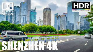 Shenzhen China  Driving in downtown Shenzhen  Chinas most modern city｜4K HDR [upl. by Vander278]