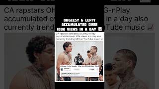 OhGeesy amp Lefty GunPlay 100k views in a day 📈 shorts ohgeesy leftygunplay [upl. by Capp]