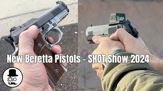 Beretta SHOT Show 2024  New Pistols  Langdon Tactical PX4GSD 92GTS Tomcat 30X 92XI Squalo [upl. by Boudreaux]