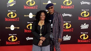 Samuel L Jackson and LaTanya Richardson quotIncredibles 2quot Premiere Red Carpet [upl. by Aneehs]