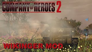 Company of Heroes 2 Allied Players vs Expert AI Wikinger Mod [upl. by Aenehs]