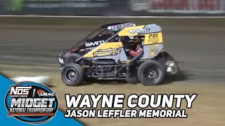 HIGHLIGHTS USAC NOS Energy Drink National Midgets  Wayne County IL Speedway  August 18 2023 [upl. by Arihsay117]