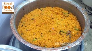 How to Make Restaurant Style Tomato Rice Recipe Street Food Around The World  Street Food Catalog [upl. by Kcirded]