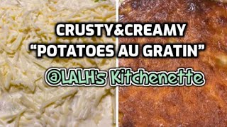 “Gratinated Potatoes”  Crusty on topampcreamy gratin au potatoes easyrecipe lalhskitchenette [upl. by Aikaz]