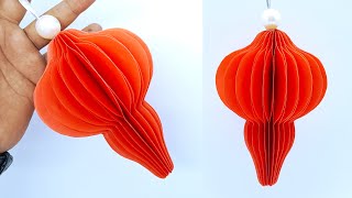 Unique Origami Christmas Ornaments You Can Make  StepbyStep Guide to Crafting Origami Ornaments [upl. by Patrich]