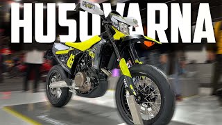 HUSQVARNA 701 SUPERMOTO 2024  Walkaround Eicma 2023 [upl. by Lammaj]