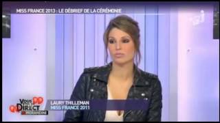 Laury Thilleman réagit à son boycott des Miss France 2013 [upl. by Krystal]