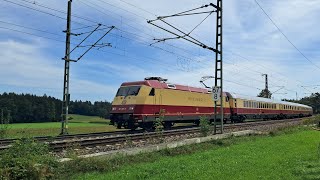 Kurzausflüge an Schärdinger Bahnhof und Traunsteiner Strecke Bonus im Linienstern AKE Rheingold [upl. by Harberd]