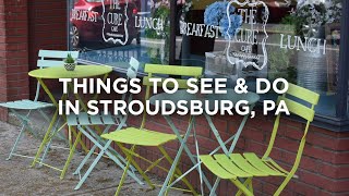 9 Places to Visit around Stroudsburg PA  Pocono Mountains [upl. by Isyad]