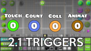 LOS TRIGGERS DE GEOMETRY DASH 21 Y ACTUALIZACIÓN DE MELTDOWN  GuitarHeroStyles [upl. by Bonilla]