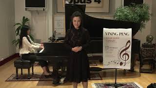 Opus 4 Studios Yining Peng MezzoSoprano  Masters in Music Performance Recital October 23 2024 [upl. by Ecnarwal480]