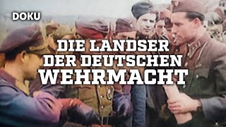 Die Landser der deutschen Wehrmacht GESCHICHTE DOKU 2 Weltkrieg Wehrmacht Originalaufnahmen [upl. by Akiemehs]