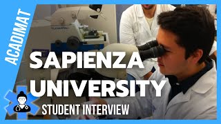 La Sapienza Medicine in English  Student Interview Part 1 The University [upl. by Nylodam694]