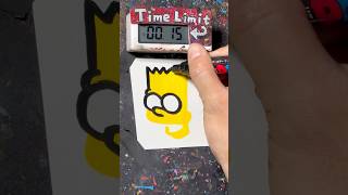 【ASMR】Drawing Bart Simpson in 40 Sec [upl. by Nnylg]