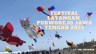 FESTIVAL LAYANGAN PANTAI KETAWANG PURWOREJO JAWA TENGAH 2024 festivallayangan pantaiketawang [upl. by Fionnula]