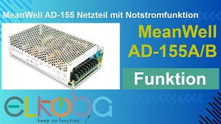 MeanWell AD155 Netzteil mit Notstromfunktion deutsch [upl. by Adianes]