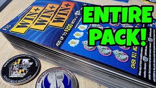 The Entire Pack 🔴 Win Win Win Pa Lottery Scratch Off Tickets  Live Stream [upl. by Eirrahs927]