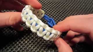 Easy Paracord Bracelet No Buckle Tutorial [upl. by Ellak]