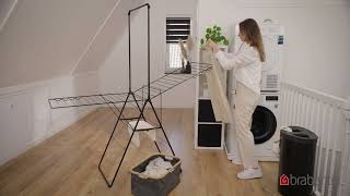 HangOn Drying Rack 25m  Rod  Brabantia [upl. by Atsahc]