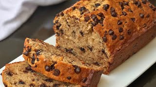 Best Chocolate Chip Banana Bread Recipe [upl. by Sillsby]