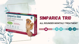 Simparica Trio Multi Parasite Treatment for Dogs [upl. by Annala388]