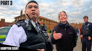 Met Police TYRANT Shut Down at Hampton Palace 😡🚔🕍🛸❌ [upl. by Vedi309]