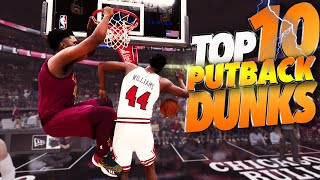 Top 10 INCREDIBLY RARE PUTBACK DUNKS  NBA 2K23 TOP 10 Plays Of The Week 25 [upl. by Sesiom]