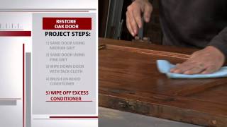 How to Restore an Oak Door with Sean Buino [upl. by Brad]