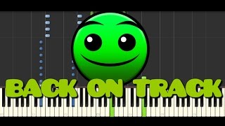 Geometry Dash  Back on track Geometry Dash lvl 2  Piano Tutorial [upl. by Akiemehs512]