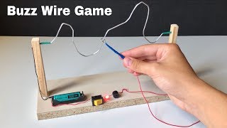 How to Make Amazing Buzz Wire Game at Home [upl. by Acinaj]