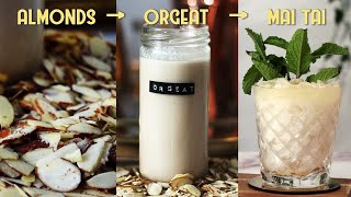 How To Make Orgeat  Silky Almond Syrup For Mai Tai and Tiki Cocktails [upl. by Ecirtram298]