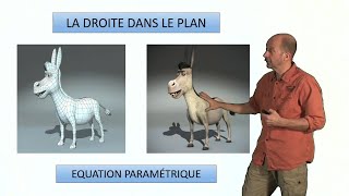 La droite dans le plan  équation paramétrique [upl. by Graaf]