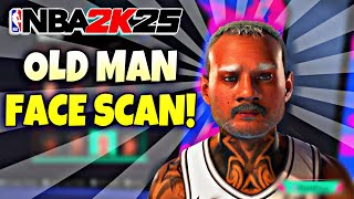 NEW COMP OLD MAN FACE SCAN CREATION IN NBA 2K25 NEXT GEN [upl. by Ahsinuq173]