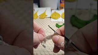 tutorial pendientes a crochet [upl. by Salvadore]