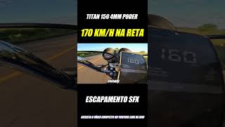 TITAN 150 4mm gira so um pouquinho  🤏🚀 [upl. by Dachy]